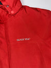 Black Yak Hooded Jacket – Red Windbreaker with Detachable Hood (M)