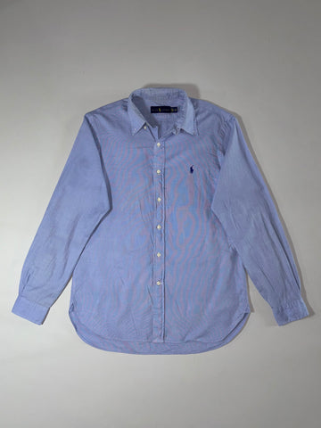 Polo Ralph Lauren Micro-Check Shirt – Light Blue, (L)