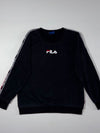 FILA White Line Logo Tape Sweatshirt (S)