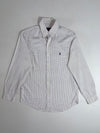 Polo Ralph Lauren Check Shirt – White & Navy Windowpane, (M)