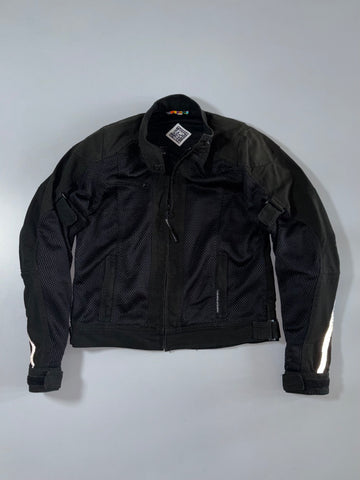 Tucano Urbano | Black Mesh Motorcycle PADDED Jacket | (XS)