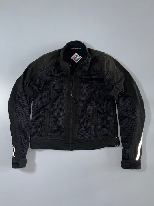 Tucano Urbano | Black Mesh Motorcycle PADDED Jacket | (XS)