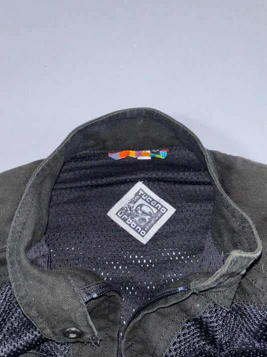 Tucano Urbano | Black Mesh Motorcycle PADDED Jacket | (XS)