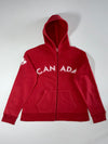 Roots Canada Olympic Team Full-Zip Hoodie – Red (XL)