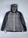 Fila | Grey Black Hooded Windbreaker | (M)