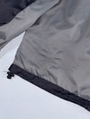 Fila | Grey Black Hooded Windbreaker | (M)