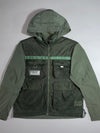 Nike Jordan “23 Engineered” Cargo Jacket – Olive Green Hooded Windbreaker, (XL)