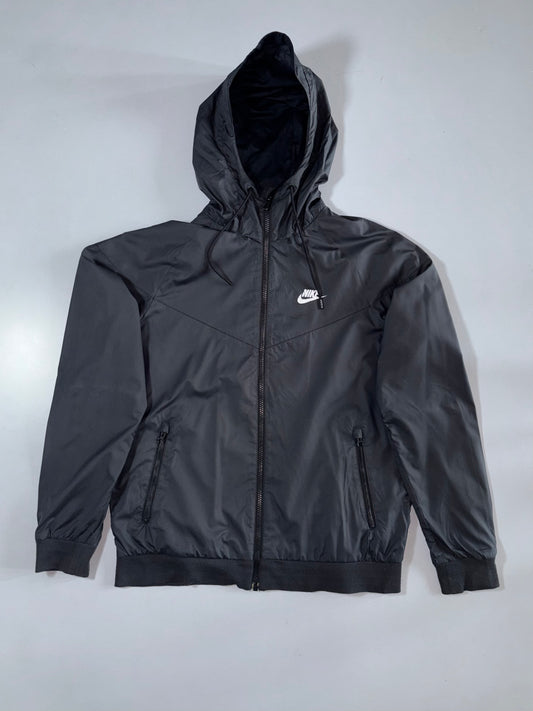 Nike | Black Windrunner Hooded Jacket | (M)