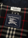 Vintage 90s Burberrys Suede Leather Check Lined Bomber Jacket  Made in Spain (3XL)
