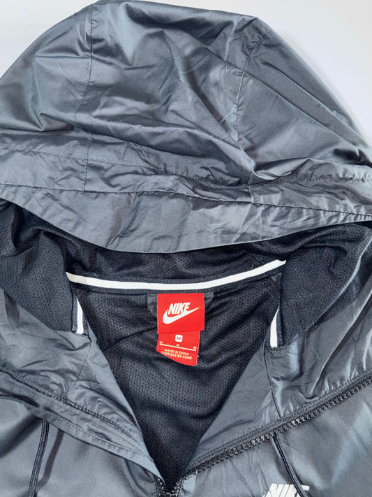 Nike | Black Windrunner Hooded Jacket | (M)