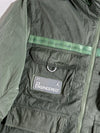 Nike Jordan “23 Engineered” Cargo Jacket – Olive Green Hooded Windbreaker, (XL)