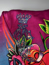 Vintage 2000s Christian Audigier Rhinestone Tattoo Zip Hoodie Women’s (XS/S)