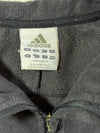 Adidas 3-Stripes Quarter Zip Fleece Pullover – Black (M)