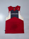 Jordan | Red Black White Basketball Jersey | (M)