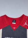 Jordan | Red Black White Basketball Jersey | (M)