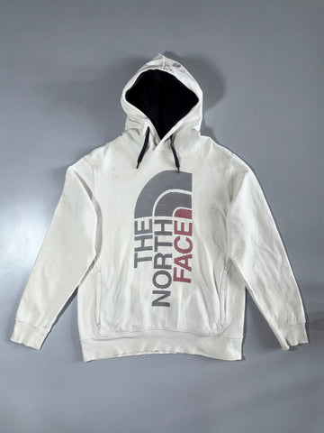 The North Face | White Graphic Hoodie | (L)