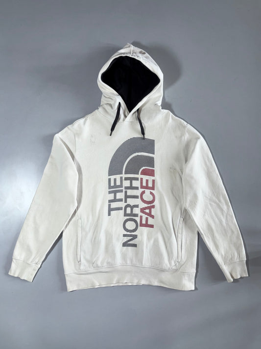 The North Face | White Graphic Hoodie | (L)