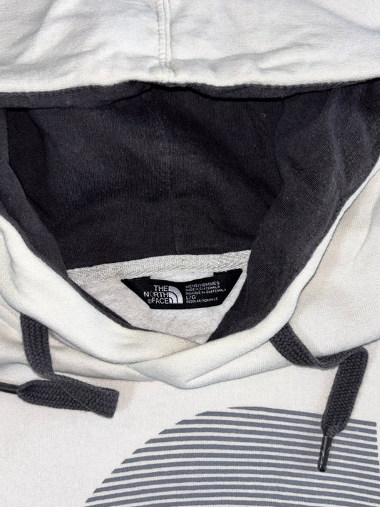The North Face | White Graphic Hoodie | (L)