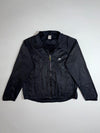 Nike Sportswear Windbreaker – Black Full Zip Jacket, (XL)
