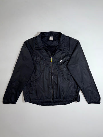 Nike Sportswear Windbreaker – Black Full Zip Jacket, (XL)