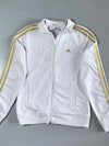 Adidas | White Gold Track Jacket | (XS)