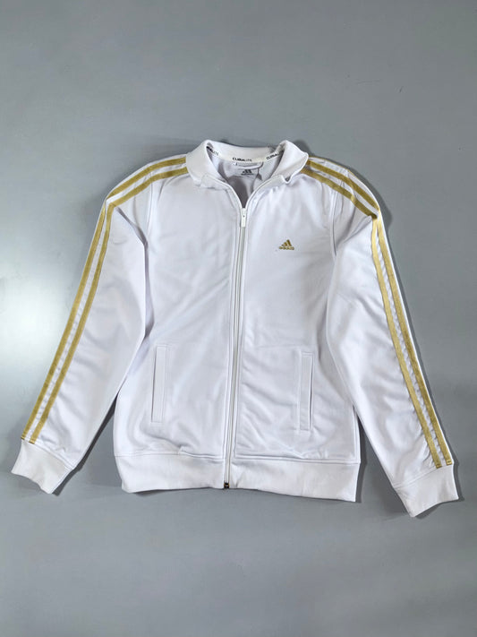 Adidas | White Gold Track Jacket | (XS)
