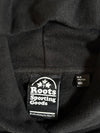 Roots Athletic Dept. Canada Hoodie – Black Pullover Hoodie, (S)