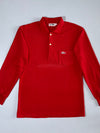 Lacoste | Red Long Sleeve Polo T-Shirt | (S)