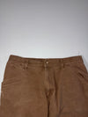Carhartt Brown Duck Canvas Work Pants (W:34) (L:39)