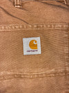 Carhartt Brown Duck Canvas Work Pants (W:34) (L:39)
