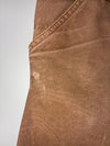 Carhartt Brown Duck Canvas Work Pants (W:34) (L:39)