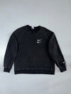 Nike | Black Double Swoosh Crewneck | (XL)