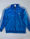 Adidas | Blue Silver Stripe Track Jacket | (S/M)