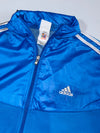 Adidas | Blue Silver Stripe Track Jacket | (S/M)