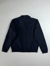 Nike Windbreaker Track Jacket – Black with Grey Stripe Piping, (M)