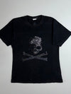 Mastermind Japan Skull & Crossbones Tee – Black Rhinestone Graphic T-Shirt (M)