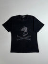 Mastermind Japan Skull & Crossbones Tee – Black Rhinestone Graphic T-Shirt (M)