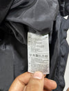 Adidas Hooded Parka – Black Long Windbreaker with Glitter Zip Trim Women’s (S)