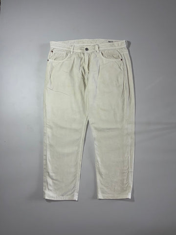 Levi’s 513 Straight Fit White Denim Jeans (W:36) (L:38)