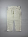 Levi’s 513 Straight Fit White Denim Jeans (W:36) (L:38)