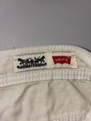 Levi’s 513 Straight Fit White Denim Jeans (W:36) (L:38)