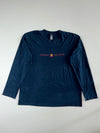 Tommy Hilfiger Crest Logo Long Sleeve T-Shirt – Navy Blue (2XL)