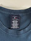 Tommy Hilfiger Crest Logo Long Sleeve T-Shirt – Navy Blue (2XL)