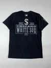 MLB Chicago White Sox Embroidered Logo T-Shirt – Black (M)