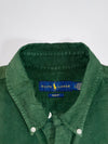 Polo Ralph Lauren Forest Green Corduroy Shirt  Slim Fit Button-Down, (L)