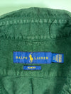 Polo Ralph Lauren Forest Green Corduroy Shirt  Slim Fit Button-Down, (L)