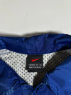 Nike Navy & White Windbreaker Jacket  Youth Zip-Up Colorblock (M)