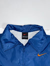 Nike Navy & White Windbreaker Jacket  Youth Zip-Up Colorblock (M)