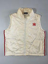 Adidas Vintage Puffer Vest – Cream/Off-White (M)