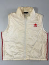 Adidas Vintage Puffer Vest – Cream/Off-White (M)
